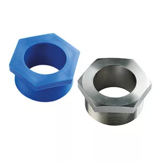 Rozsdamentes hordóadapter fém (ALU, rozsdamentes) szárhoz