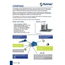 Compass 3,5 m3/h kapacitású PP házas mágneskuplungos vegyi centrifugál szivattyú EPDM, 1 fázis
