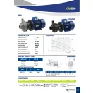 Compass 13 m3/h kapacitású PP házas mágneskuplungos vegyi centrifugál szivattyú EPDM, 3 fázis