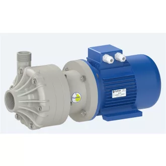   Dragon 15 m3/h kapacitású PP házas csúszógyűrűs vegyi centrifugál szivattyú EPDM, 1 fázis