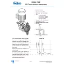 SEKO SPRING MS1 220 l/h kapacitású motoros adagolószivattyú, max. 7 bar nyomással, manuálisan állítható térfogatáram, PP ház, Viton tömítés