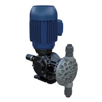   SEKO SPRING MS1 310 l/h kapacitású motoros adagolószivattyú, max. 7 bar nyomással, manuálisan állítható térfogatáram, PVDF ház, EPDM tömítés