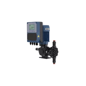   SEKO SPRING MS1 310 l/h kapacitású motoros adagolószivattyú, max. 7 bar nyomással, vezérelve és digitálisan állítható térfogatáram, PP ház, Viton tömítés