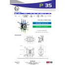 Fluimac Phoenix 35 l/perces rozsdamentes acél teflonmembrános membránszivattyú ATEX Zóna1-be