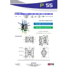 Fluimac Phoenix 55 l/perces műanyagházas membránszivattyú enyhén koptató közeghez