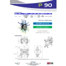 Fluimac Phoenix 100 l/perces rozsdamentes acél házas teflonmembrános membránszivattyú