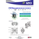 Fluimac Phoenix 120 l/perces műanyagházas teflonmembrános membránszivattyú
