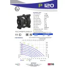 Fluimac Phoenix 120 l/perces műanyagházas teflonmembrános membránszivattyú ATEX Zóna1-be