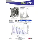 Fluimac Phoenix 120 l/perces rozsdamentes acél házas teflonmembrános membránszivattyú