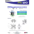 Fluimac Phoenix 120 l/perces rozsdamentes acél házas teflonmembrános membránszivattyú