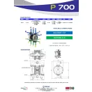 Fluimac Phoenix 700 l/perces rozsdamentes acél házas teflonmembrános membránszivattyú