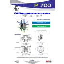 Fluimac Phoenix 700 l/perces rozsdamentes acél teflonmembrános membránszivattyú ATEX Zóna1-be