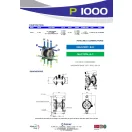 Fluimac Phoenix 1000 l/perces alumíniumházas membránszivattyú olajos közeghez