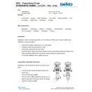 Vízmeghajtású adagoló viton tömítéssel, PP házzal, 3/4", max. 50 l/h adagolt koncentrátum, max. 2% töménységű oldathoz